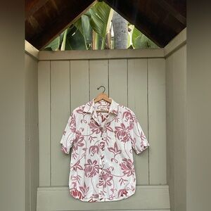 RARE ‼️ ALFRED SHAHEEN X REYN SPOONER Men’s L collared Hawaiian shirt